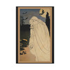 Spectral Haunting: Vintage Halloween Illustration, Ghostly Landscape Sketch - Unframed Canvas Wall Art Decor