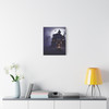 Twilight's Halloween Haunting Mansion: Victorian Gothic Horror - Unframed Canvas Wall Art Decor 16″ x 20″ (Vertical)/1.25"