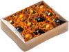 Boxed Set of 12 Black & Orange Glass Ball Ornaments 1 Inch from Primitives by Kathy