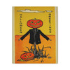 Halloween Greetings: Vintage Jack-o'-Lantern Postcard, Seasonal Illustration - Unframed Canvas Wall Art DecorUnframed Canvas Wall Art Decor 16″ x 20″ (Vertical)/1.25"