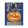 Moonlit Mischief: Vintage Halloween, Spooky Black Cat Folklore - Unframed Canvas Wall Art Decor 16″ x 20″ (Vertical)/1.25"