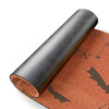 Happy Halloween Anti-Slip Coir Doormat 24" x 16" - Haunting Horizons: Midnight Bat Silhouettes