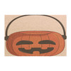 Halloween Anti-Slip Coir Doormat 24" x 16" Trick-or-Treat Pumpkin