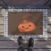 Halloween Anti-Slip Coir Doormat 24" x 16" - Witch's Whimsy: Halloween Jack-o'-Lantern
