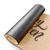 Halloween Anti-Slip Coir Doormat 24" x 16" - Elegant Greeting: Sophisticated Calligraphy, Modern Festive Typography