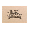 Halloween Anti-Slip Coir Doormat 24" x 16" - Spooky Celebration: Minimalist Bat Design Halloween Anti-Slip Coir Doormat 24" x 16" - Spooky Celebration: Minimalist Bat Design