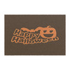 Halloween Anti-Slip Coir Doormat 24" x 16" - Playful Cute Jack-o'-Lantern Festive Design