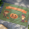 Halloween Anti-Slip Coir Doormat 24" x 16" - Halloween Trick-or-Treat Bash: Whimsical Cartoon Design Halloween Anti-Slip Coir Doormat 24" x 16" - Halloween Trick-or-Treat Bash: Whimsical Cartoon Design