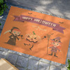 Halloween Anti-Slip Coir Doormat 24" x 16" - Halloween Hijinks: Spooky Cartoon Celebration Halloween Anti-Slip Coir Doormat 24" x 16" - Halloween Hijinks: Spooky Cartoon Celebration
