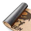 Halloween Anti-Slip Coir Doormat 24" x 16" - Melting Menace: Halloween Jack-o'-Lantern Graphic