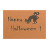 Happy Halloween Anti-Slip Coir Doormat 24" x 16" - Midnight Whiskers Happy Halloween Anti-Slip Coir Doormat 24" x 16" - Midnight Whiskers