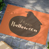 Halloween Anti-Slip Coir Doormat 24" x 16" - Midnight Raven's Halloween Perch