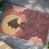 Halloween Anti-Slip Coir Doormat 24" x 16" - Starry Bat Night Halloween Anti-Slip Coir Doormat 24" x 16" - Starry Bat Night