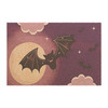Halloween Anti-Slip Coir Doormat 24" x 16" - Starry Bat Night Halloween Anti-Slip Coir Doormat 24" x 16" - Starry Bat Night