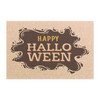 Happy Halloween Anti-Slip Coir Doormat 24" x 16" - Festive Fright Night