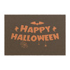 Happy Halloween Anti-Slip Coir Doormat 24" x 16" - Spooky Spirits Salute
