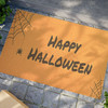 Halloween Anti-Slip Coir Doormat 24" x 16" - Spooky Webs