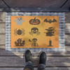 Halloween Anti-Slip Coir Doormat 24" x 16" - Halloween Haunts
