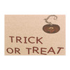 Halloween Anti-Slip Coir Doormat 24" x 16" - Trick or Treat: Classic Pumpkin