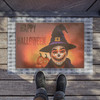 Halloween Anti-Slip Coir Doormat 24" x 16" - Hallowed Masquerade: Witch's Gothic Festivity