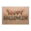Halloween Anti-Slip Coir Doormat 24" x 16" - Haunting Halloween Typographics: Dripping Spooky Letters, Atmospheric Design
