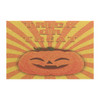 Halloween Anti-Slip Coir Doormat 24" x 16" - Trick or Treat Delight: Retro Halloween Jack-o'-Lantern