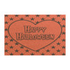 Halloween Anti-Slip Coir Doormat 24" x 16" - Starry Heart Glow: Festive Orange Design Halloween Anti-Slip Coir Doormat 24" x 16" - Starry Heart Glow: Festive Orange Design