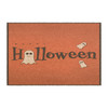 Halloween Anti-Slip Coir Doormat 24" x 16" - Ghostly Greetings: Halloween Whimsy, Cartoonish Celebration