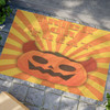 Halloween Anti-Slip Coir Doormat 24" x 16" - Mischievous Jack: Trick or Treat