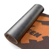 Halloween Anti-Slip Coir Doormat 24" x 16" - Midnight Jack: Stylized Pumpkin Silhouette