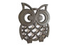 Handcrafted Cast Iron Owl Trivet 8" from Hampton Creations
