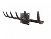 Handcrafted Cast Iron Garden Rake Decoraitve Metal Wall Hooks 11" from Hampton Creations Handcrafted Cast Iron Garden Rake Decoraitve Metal Wall Hooks 11" from Hampton Creations
