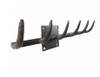 Handcrafted Cast Iron Garden Rake Decoraitve Metal Wall Hooks 11" from Hampton Creations Handcrafted Cast Iron Garden Rake Decoraitve Metal Wall Hooks 11" from Hampton Creations
