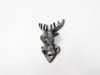 Handcrafted Rustic Silver Cast Iron Deer Bottle Opener 6" from Hampton Creations Handcrafted Rustic Silver Cast Iron Deer Bottle Opener 6" from Hampton Creations