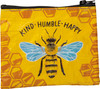 Bee Kind Bee Humble Bee Happy Double Sided Zipper Wallet from Primitives by Kathy