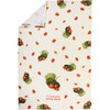 Strawberry Print Design I Love You Berry Much Cotton Kitchen Dish Towel 18x28 from Primitives by Kathy