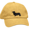 Dog Lover - Love My Corgi Embroidered Cotton Baseball Cap - Pet Collection from Primitives by Kathy - One Size Fits Most with Adjustable Brass Closure