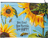 Bee Kind Bee Humble Bee Happy Double Sided Zipper Folder Bag from Primitives by Kathy