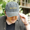 Grill Sergeant Baseball Cap: Black Embroidered Design - One Size Fits Most - Adjustable from Primitives by Kathy