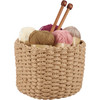 Primitives by Kathy's Set of 3 Beige Round Paper Rope Baskets - From the Home Accents Collection (Varying Sizes)