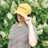 Hand Illustrated 'Faith Over Fear' Stonewashed Yellow Baseball Cap - One Size Fits Most from Primitives by Kathy