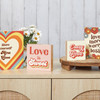 Retro Themed Decorative Wooden Block Sign - Love Is Sweet 4x4 from Primitives by Kathy