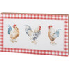 Farmhouse Themed Decorative Wooden Box Sign Decor - Rooster Trio - 20 In x 12 In from Primitives by Kathy