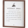 Decorative Inset Wooden Box Sign - Witches' Brew 12x15 from Primitives by Kathy