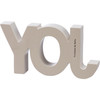 Decorative Wooden Word Art Sign - Joy - Inset Beads 6 Inch from Primitives by Kathy