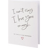 Set of 6 Greeting Cards With Envelopes - I Love You This Is Your Reminder from Primitives by Kathy