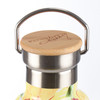 Stainless Steel Insulated Water Bottle Travel Thermos - Colorful Lemons & Bumblebee Design 25 Oz from Primitives by Kathy