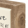 I Love That You're My Grandma Decorative Wooden Box Sign - Hand Illustrated Design 3x3 from Primitives by Kathy