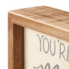 Decorative Inset Wooden Box Sign - You're The Mom Everyone Wishes They Had 6x6 from Primitives by Kathy