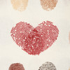 Diverse Fingerprints - Cotton Kitchen Dish Towel 28x28 from Primitives by Kathy